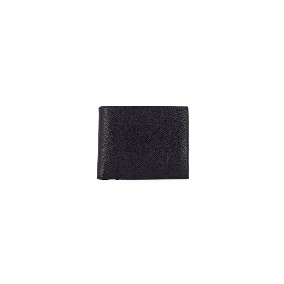 Luxury Hermes Portefeuille Citizen Twill Compact Wallet Black - D Stamp