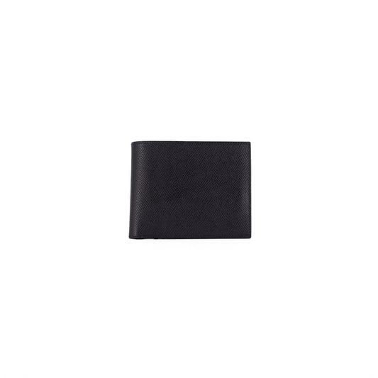 Luxury Hermes Portefeuille Citizen Twill Compact Wallet Black - D Stamp