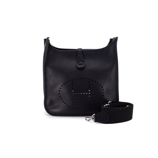 Luxury Hermes Evelyne III 29 Medium Black - D Stamp