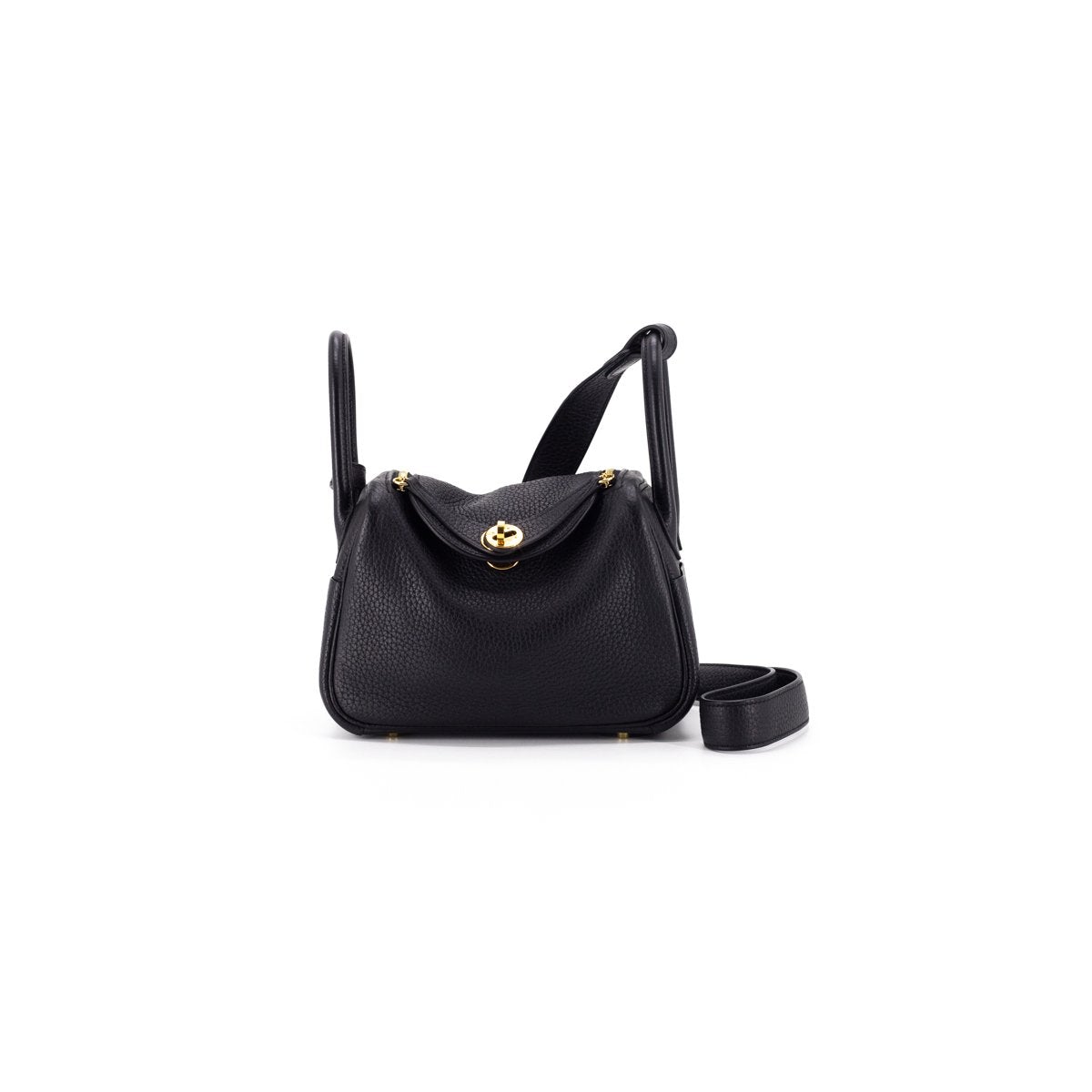 Luxury Hermes Mini Lindy Black - Y Stamp