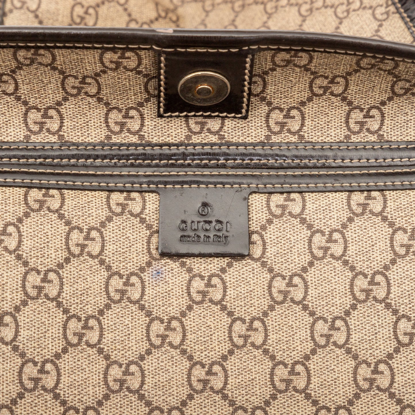 Luxury Gucci Trending 2025 Monogram Canvas Tattoo Heart Tote Bag - '10s