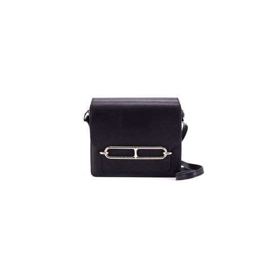 Luxury Hermes Roulis Mini 18 Noir - A Stamp