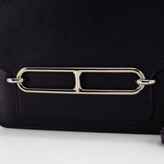 Luxury Hermes Roulis Mini 18 Noir - A Stamp