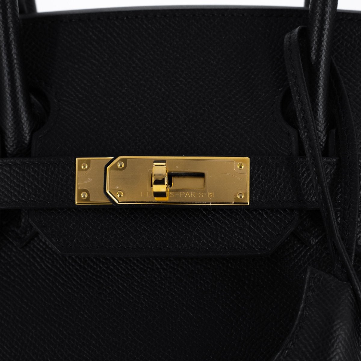 Luxury Hermes Birkin 30 Epsom Noir Gold hardware Y stamp 2020