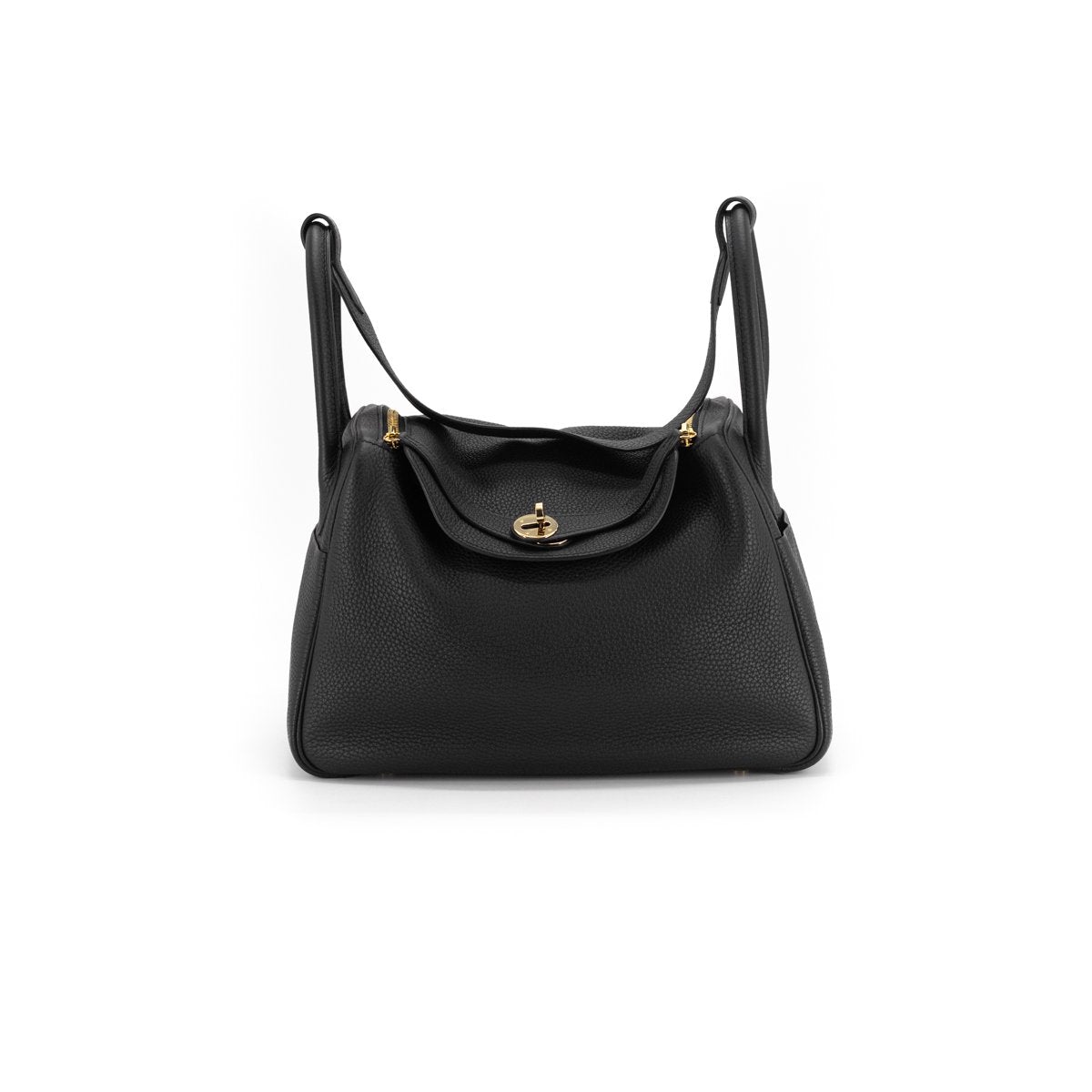Luxury Hermes Lindy 30 Noir - X Stamp