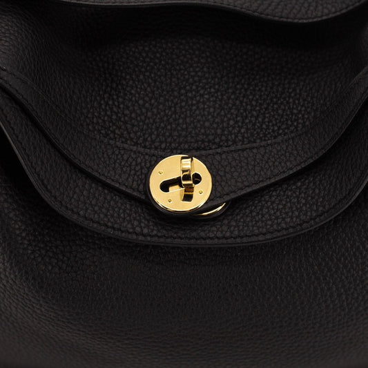 Luxury Hermes Lindy 30 Noir - X Stamp