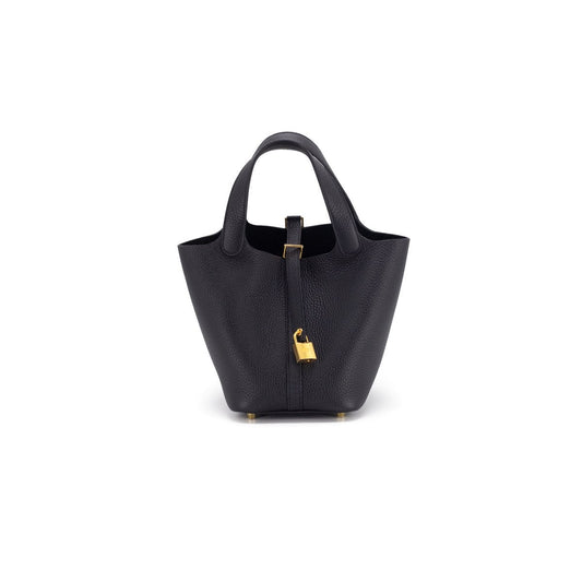 Luxury Hermes Picotin 18 Noir - Z Stamp