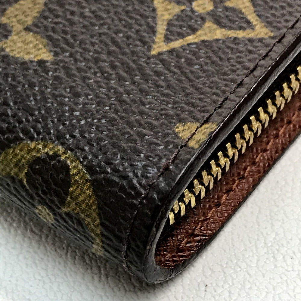 LOUIS VUITTON Long Wallet Purse M61729 Monogram canvas Brown Monogram panda Porto Monezup