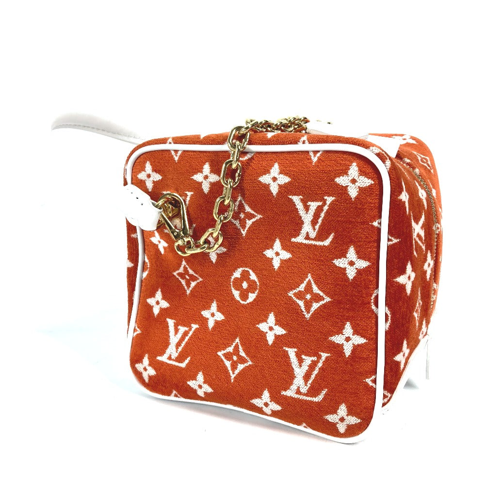 LOUIS VUITTON Handbag M46212 Velvet, Leather Orange LV Match Square Bag
