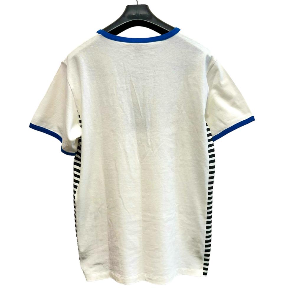 Louis Vuitton Logo Cotton T-Shirt White/Blue