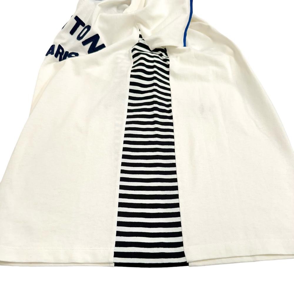 Louis Vuitton Logo Cotton T-Shirt White/Blue