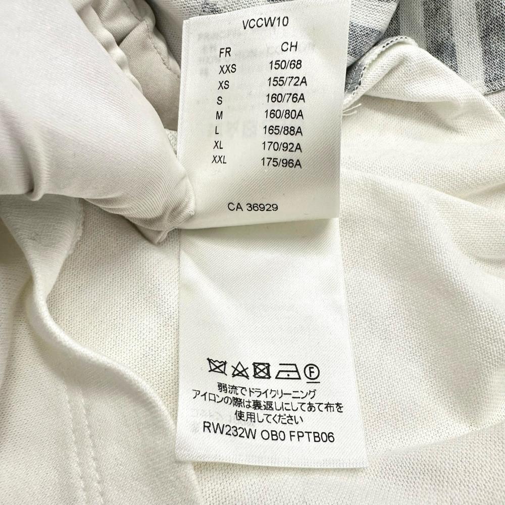 Louis Vuitton Logo Cotton T-Shirt White/Blue