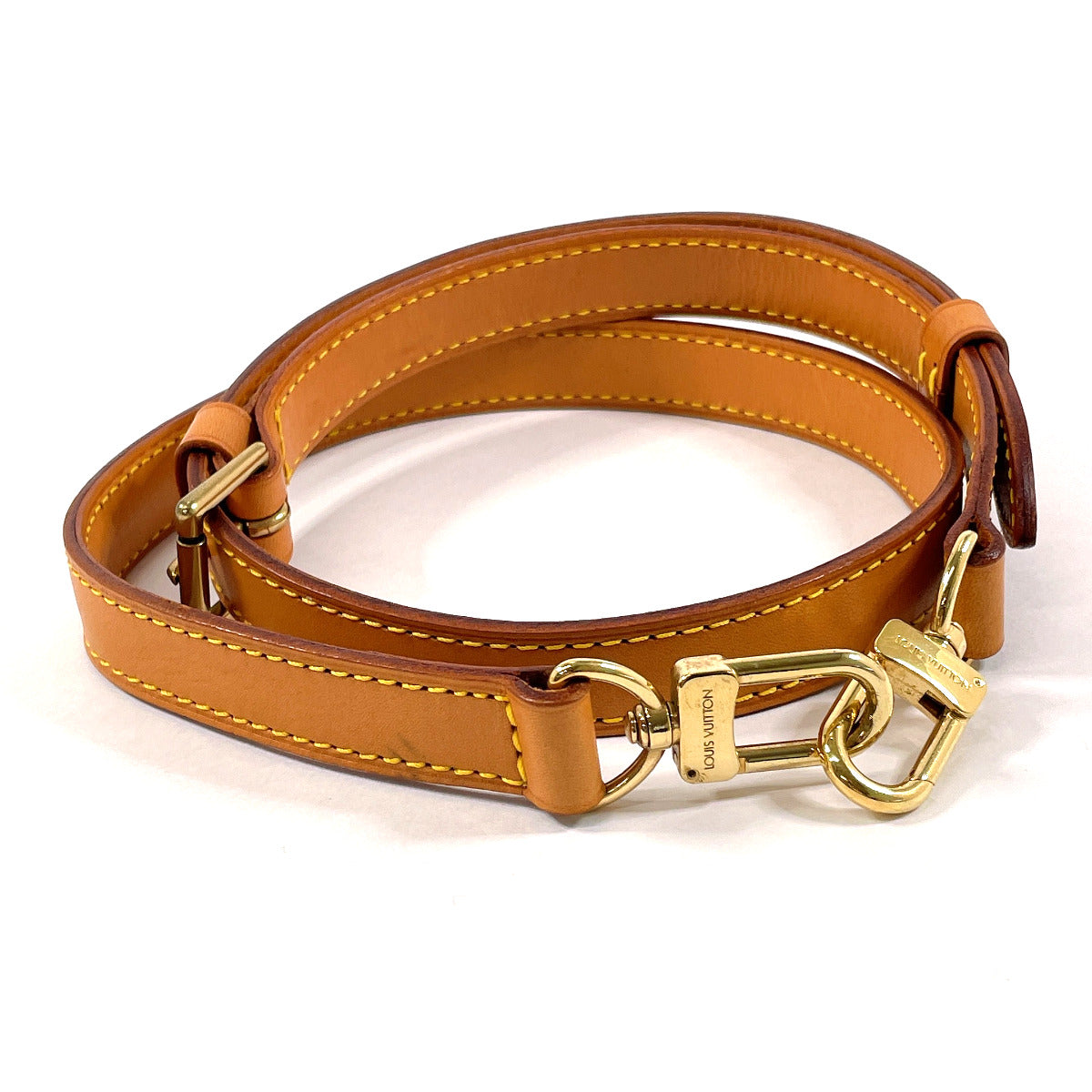 Louis Vuitton Brown Leather Shoulder Strap