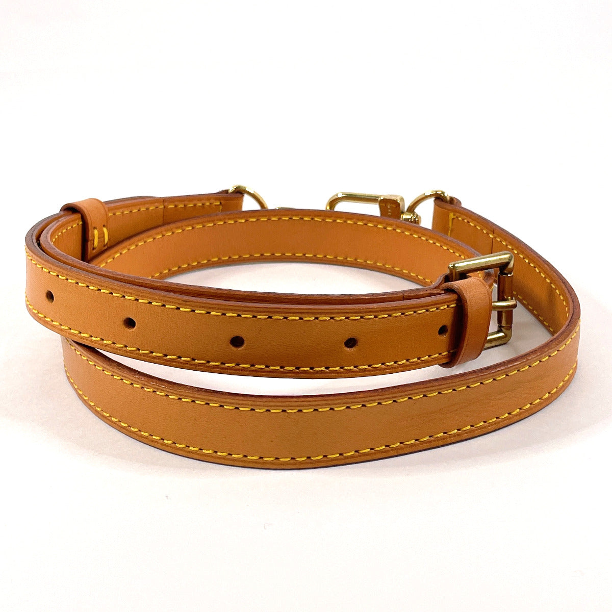 Louis Vuitton Brown Leather Shoulder Strap