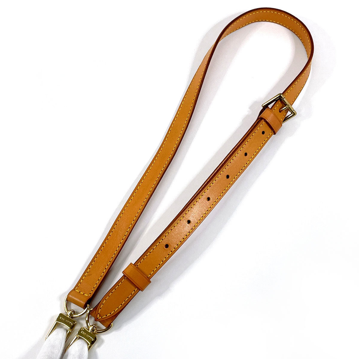 Louis Vuitton Brown Leather Shoulder Strap