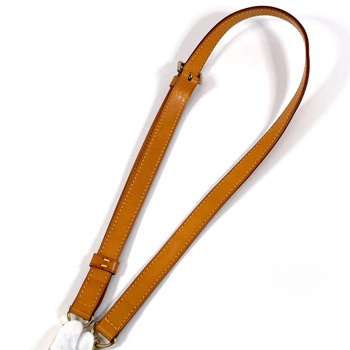 Louis Vuitton Brown Leather Shoulder Strap