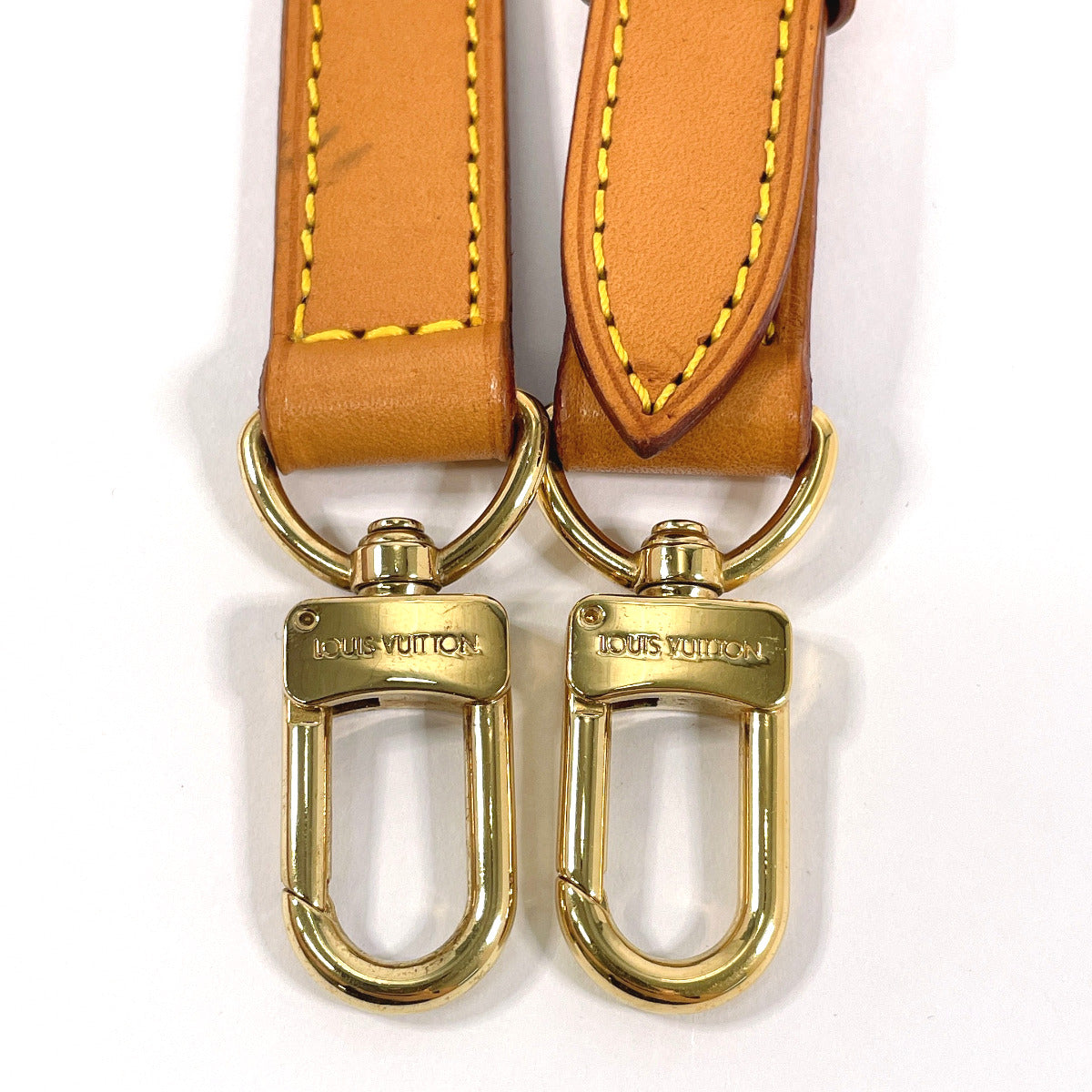 Louis Vuitton Brown Leather Shoulder Strap