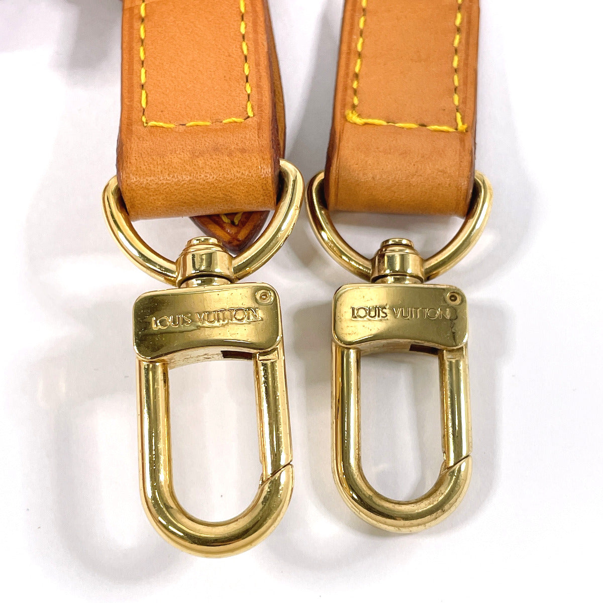 Louis Vuitton Brown Leather Shoulder Strap