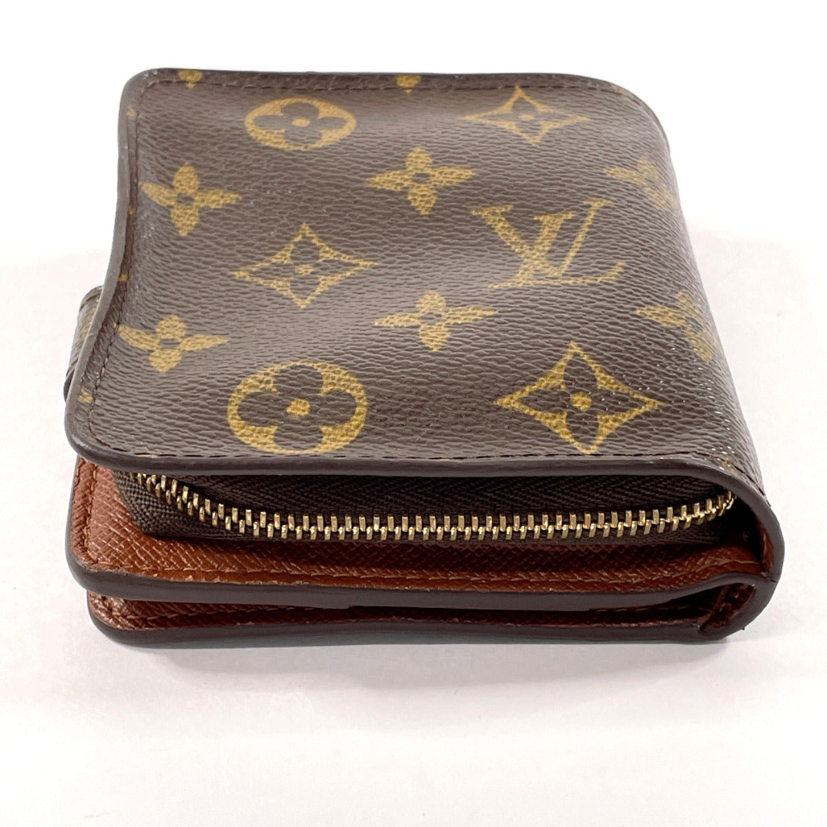 Louis Vuitton Monogram Canvas Compact Zip Wallet