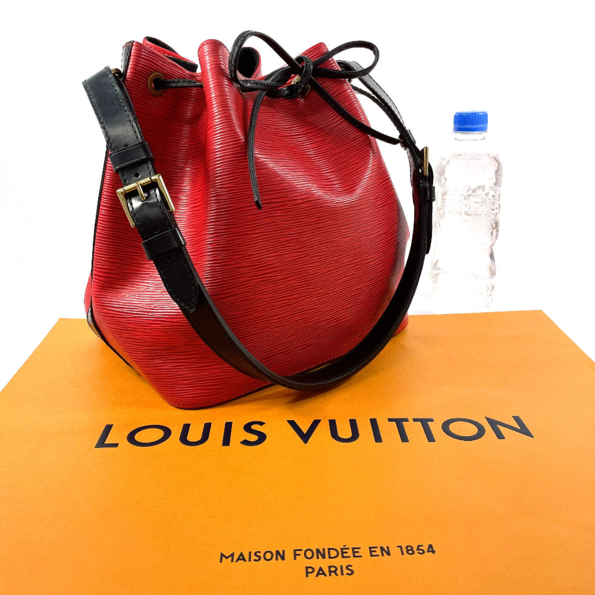 LOUIS VUITTON Shoulder Bag M44172 Epi Leather Red Petit Noe