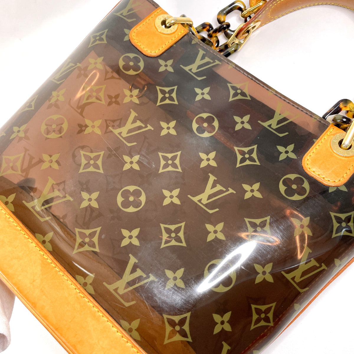 Louis Vuitton Cabas Ample PM Tote Bag Brown