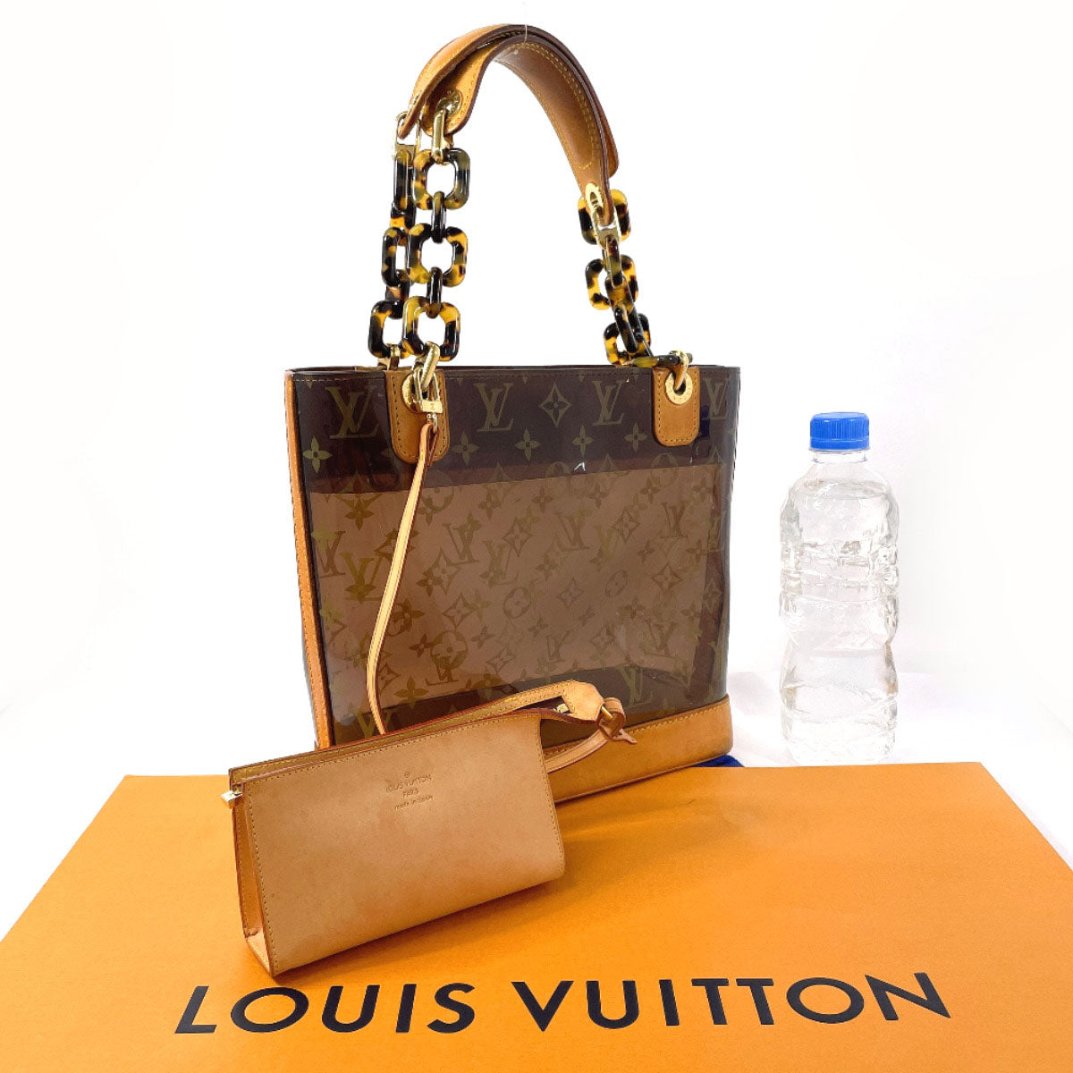 Louis Vuitton Cabas Ample PM Tote Bag Brown