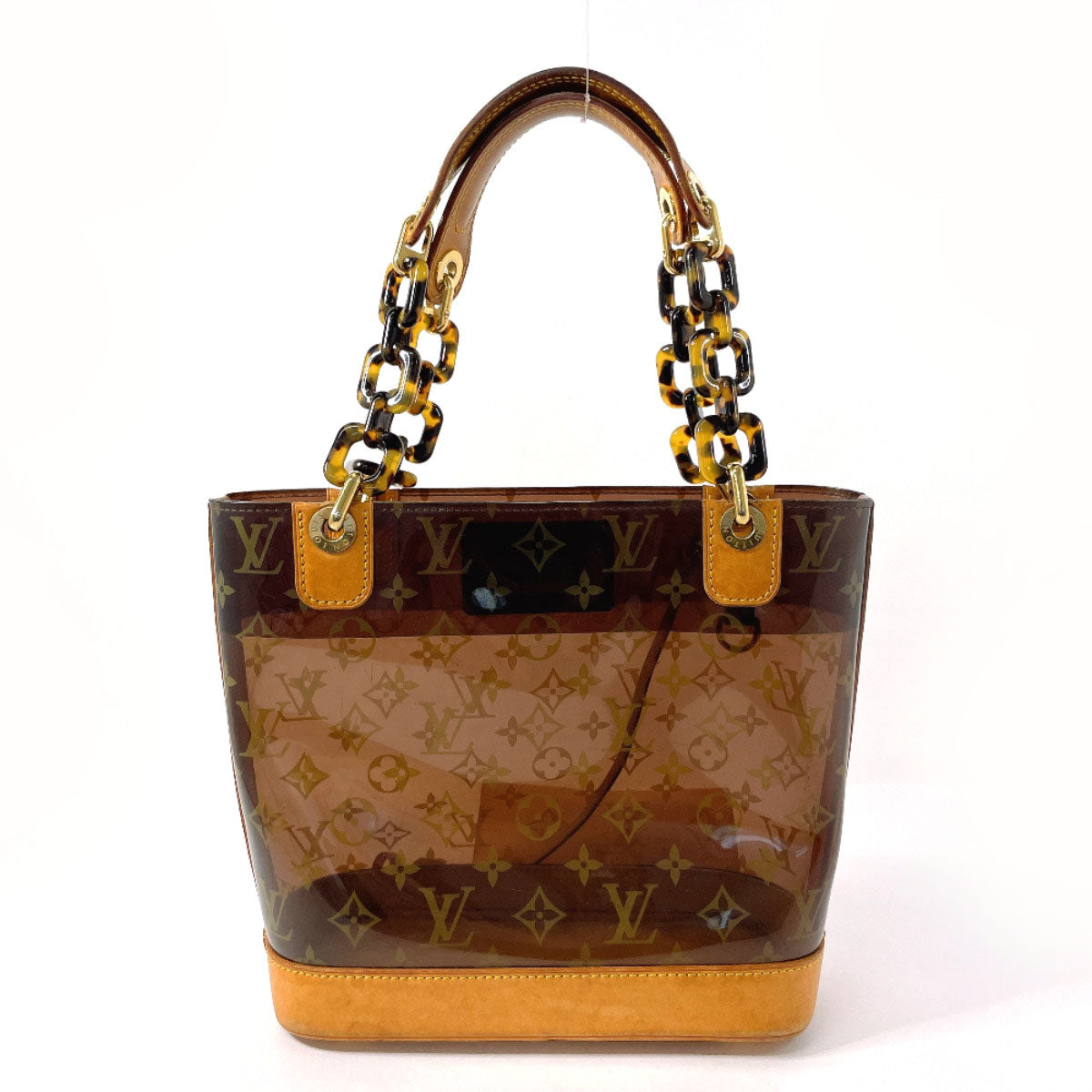 Louis Vuitton Cabas Ample PM Tote Bag Brown