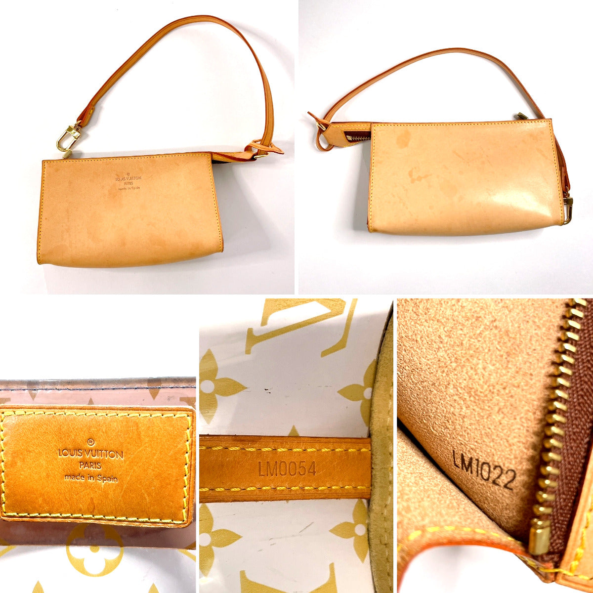 Louis Vuitton Cabas Ample PM Tote Bag Brown