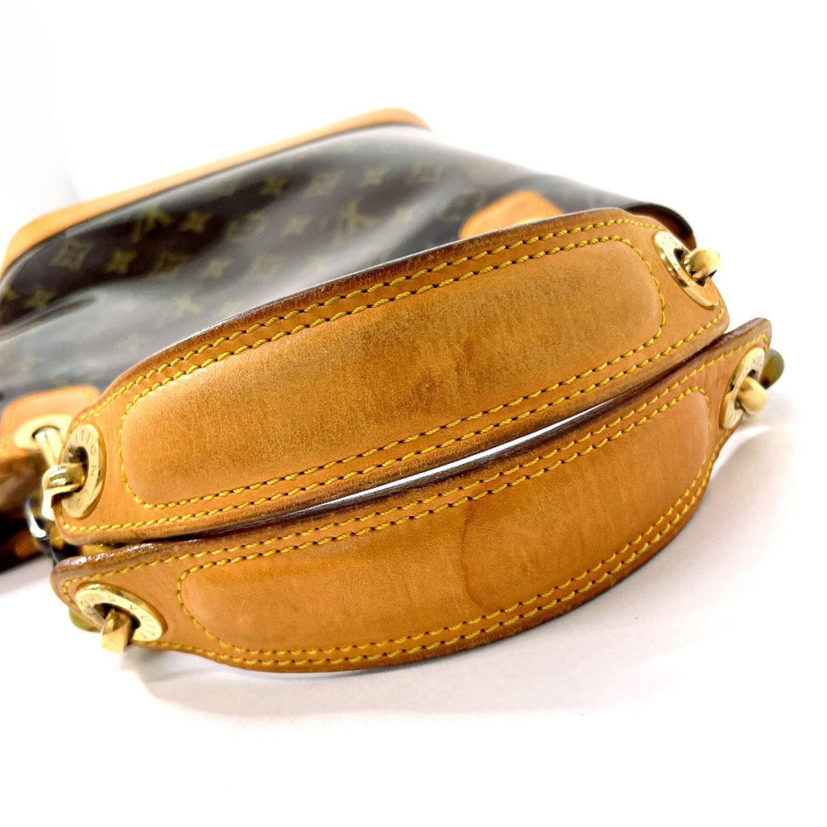 Louis Vuitton Cabas Ample PM Tote Bag Brown