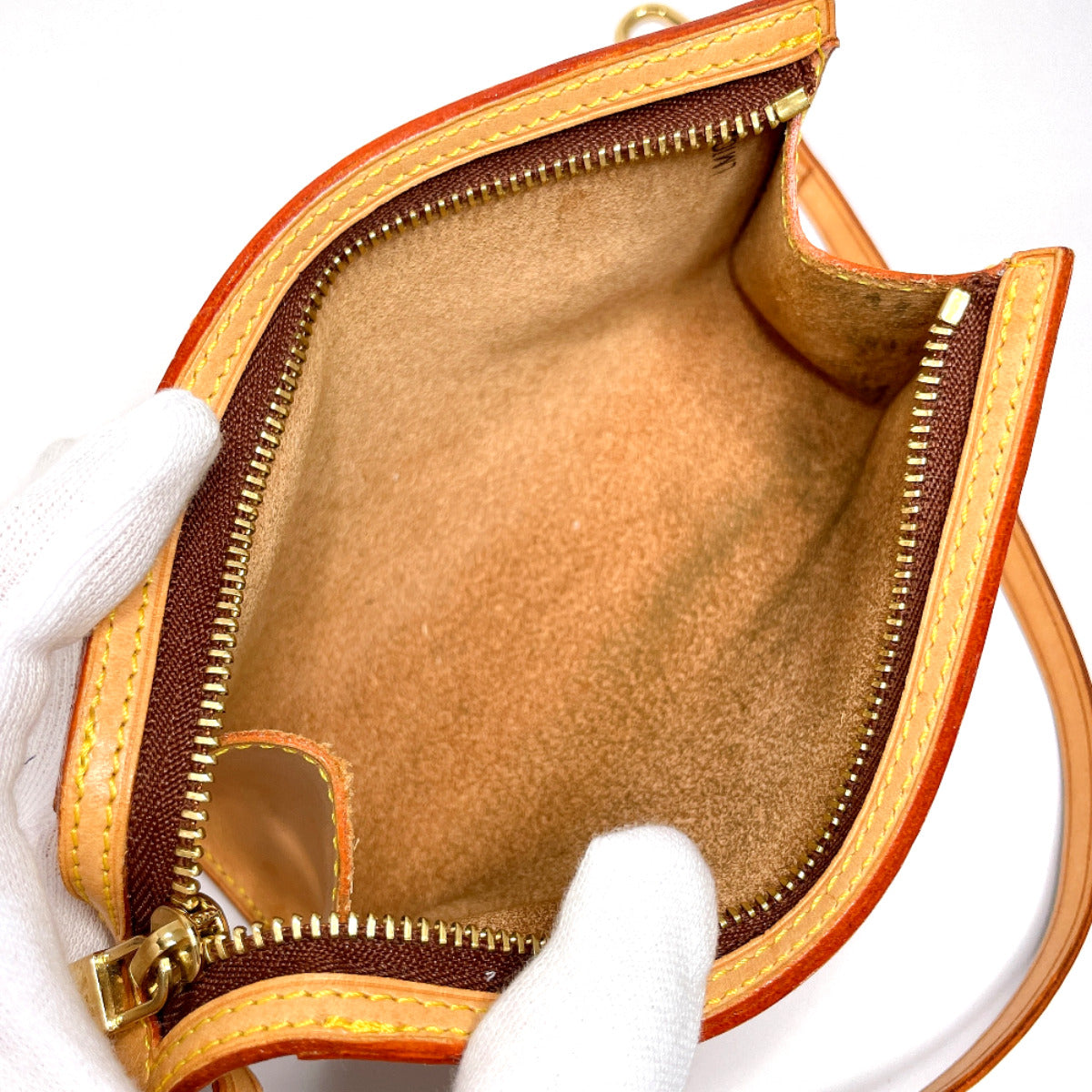 Louis Vuitton Cabas Ample PM Tote Bag Brown