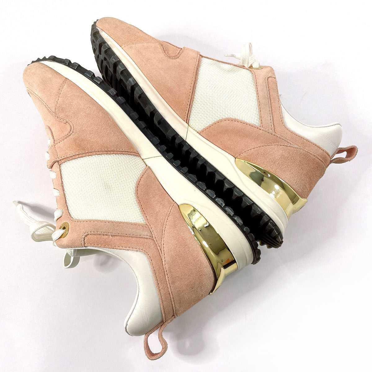Louis Vuitton Suede/Leather Run Away Sneakers