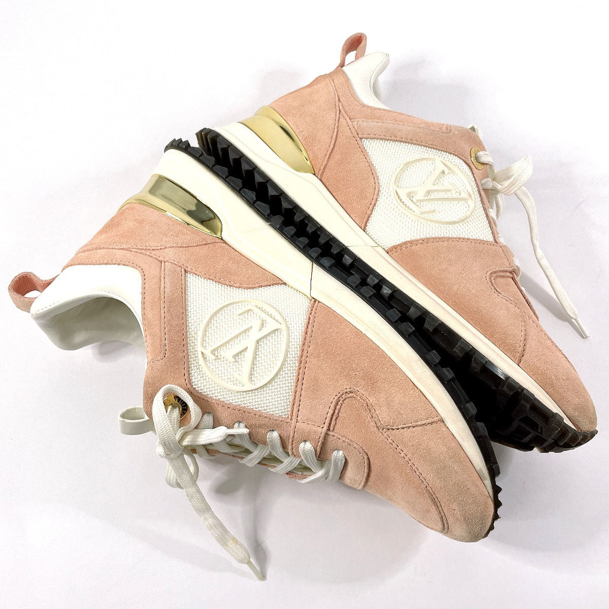 Louis Vuitton Suede/Leather Run Away Sneakers