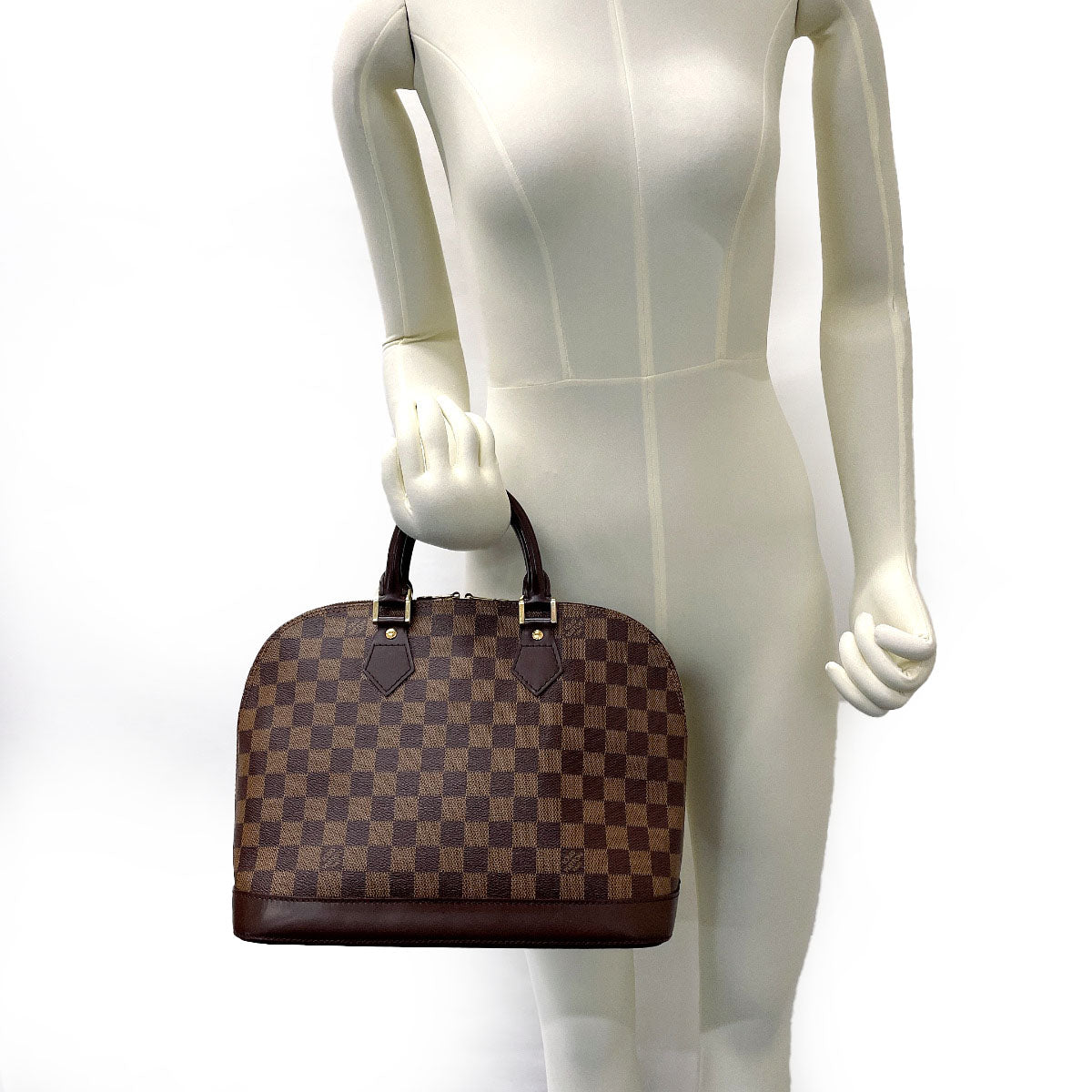 Louis Vuitton Damier Alma Handbag N51131