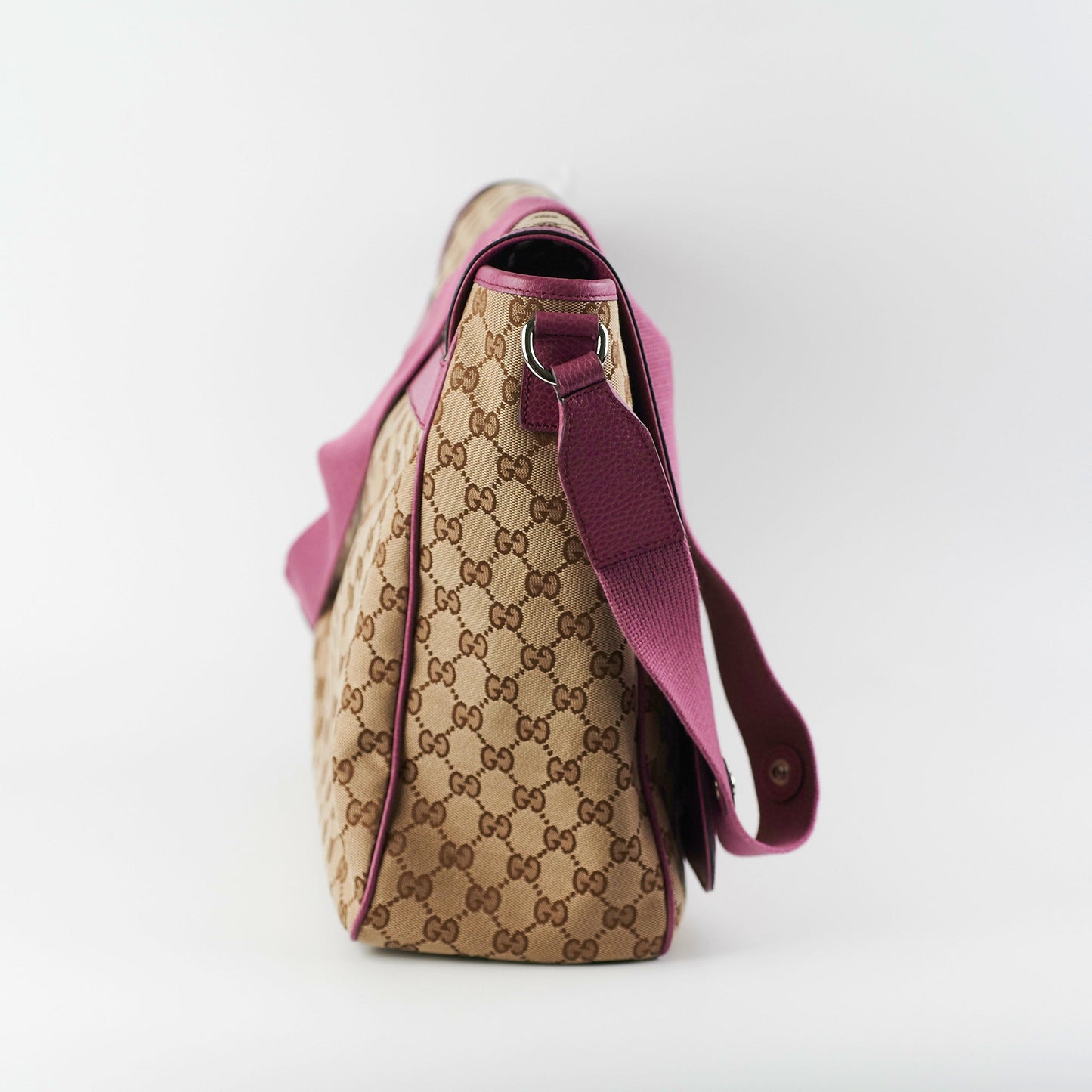 Luxury Gucci Trending 2025 Baby Bag with Changemat Monogram Pink
