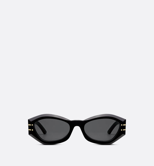 Luxury Diorsignature B1U Black Butterfly Sunglasses