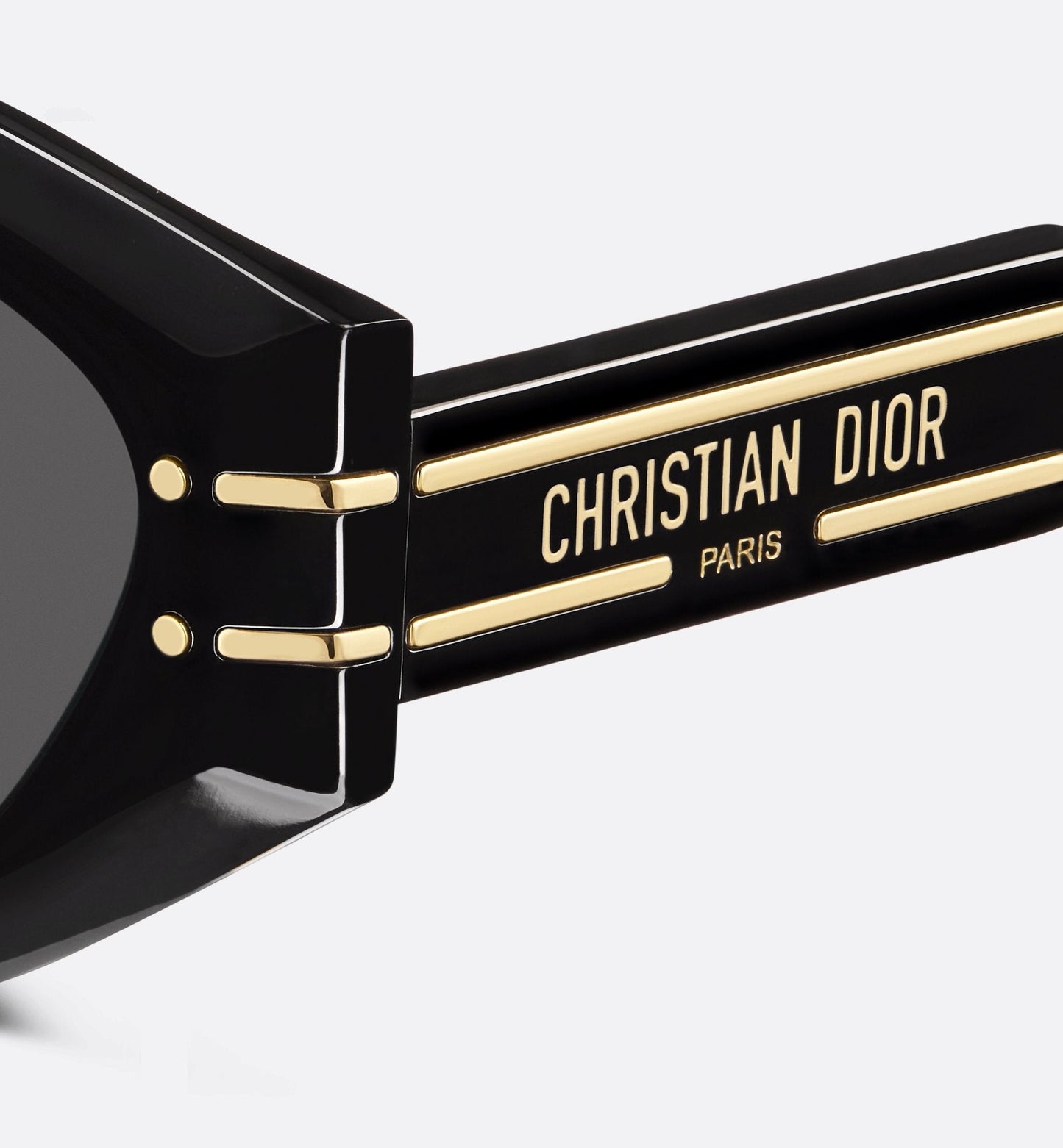 Luxury Diorsignature B1U Black Butterfly Sunglasses