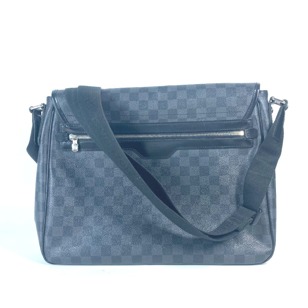 LOUIS VUITTON Shoulder Bag N58033 Damier Grafitto Canvas black Damier Grafitte Daniel GM mens