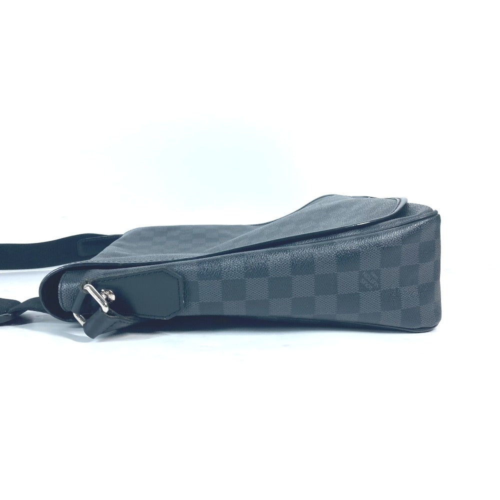 LOUIS VUITTON Shoulder Bag N58033 Damier Grafitto Canvas black Damier Grafitte Daniel GM mens