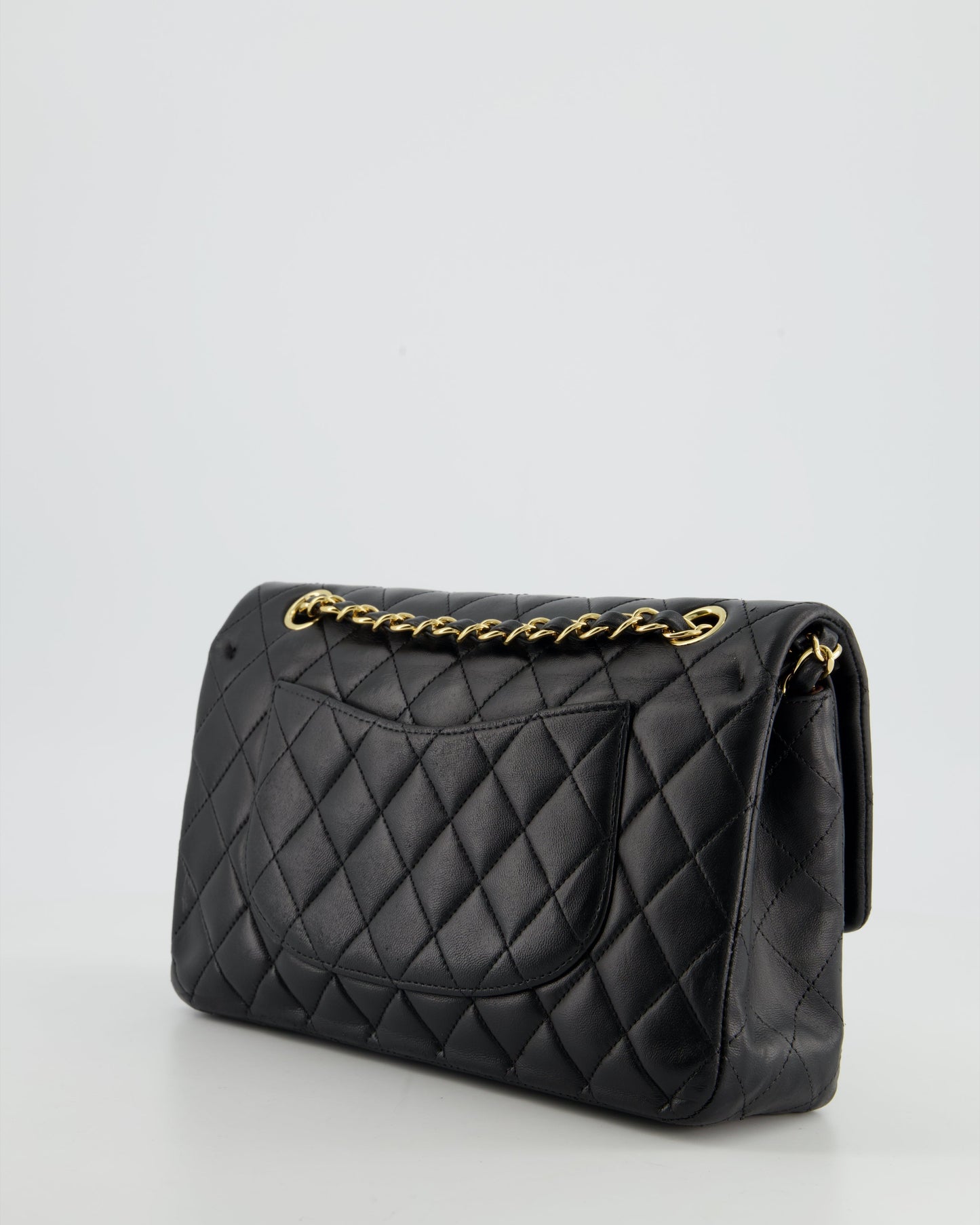 Chanel Medium Black Classic Double Flap in Lambskin Leather with Gold Hardware Bag RRP - £8,530
