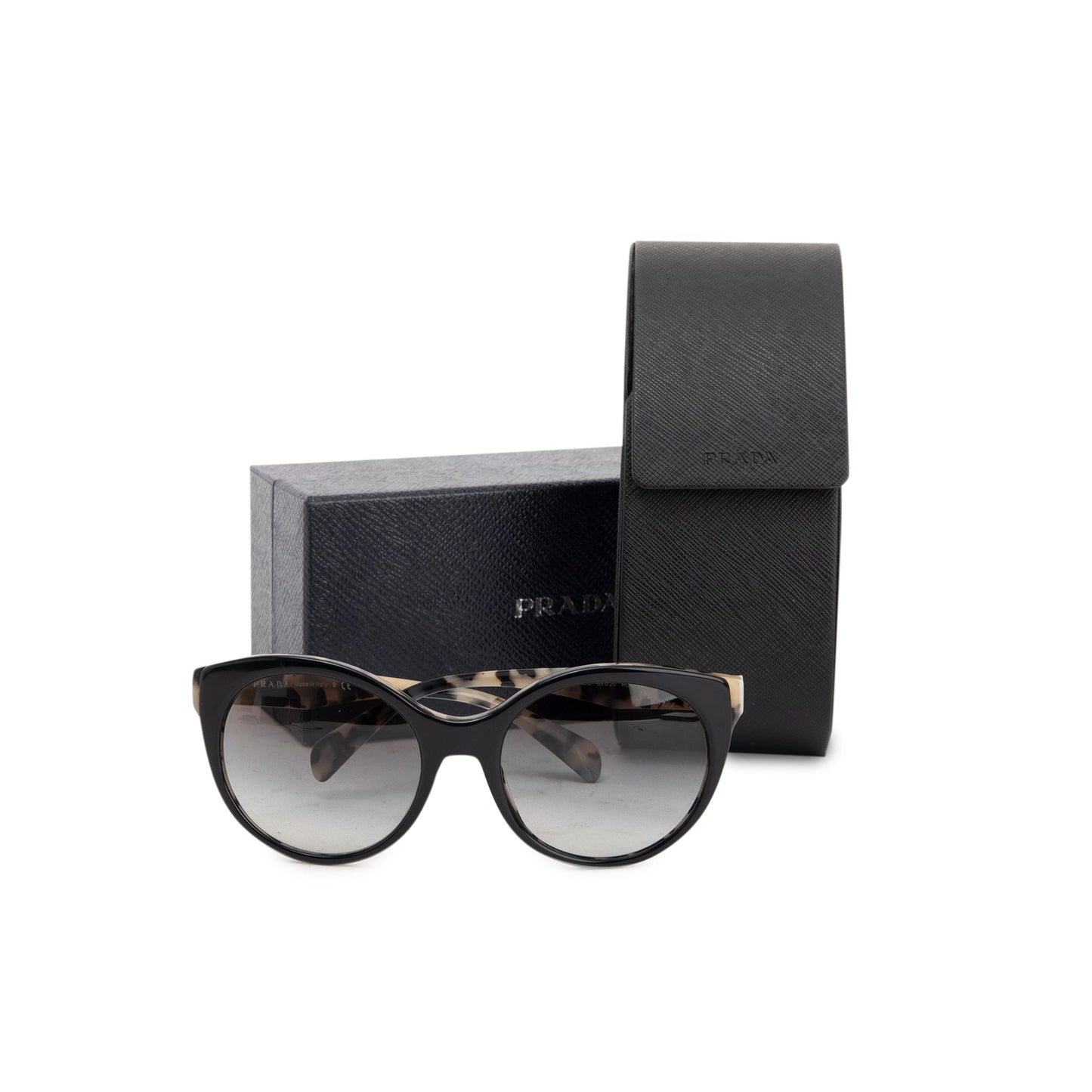 PRADA SPR 230 Cat-Eye Animalier Sunglasses
