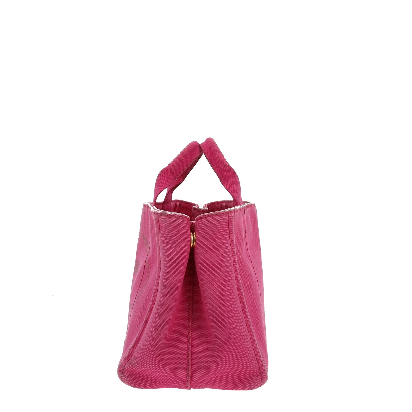 Luxury PradaCanapa Handbag in Pink Fabric