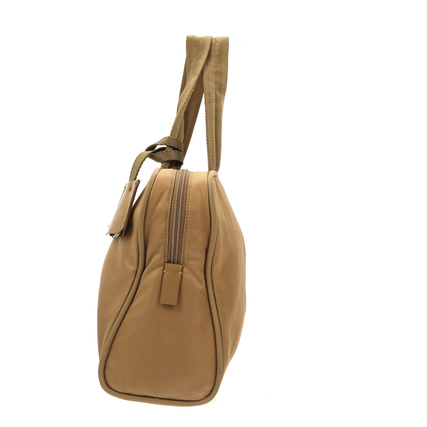 Luxury PradaHandbag in Brown Fabric