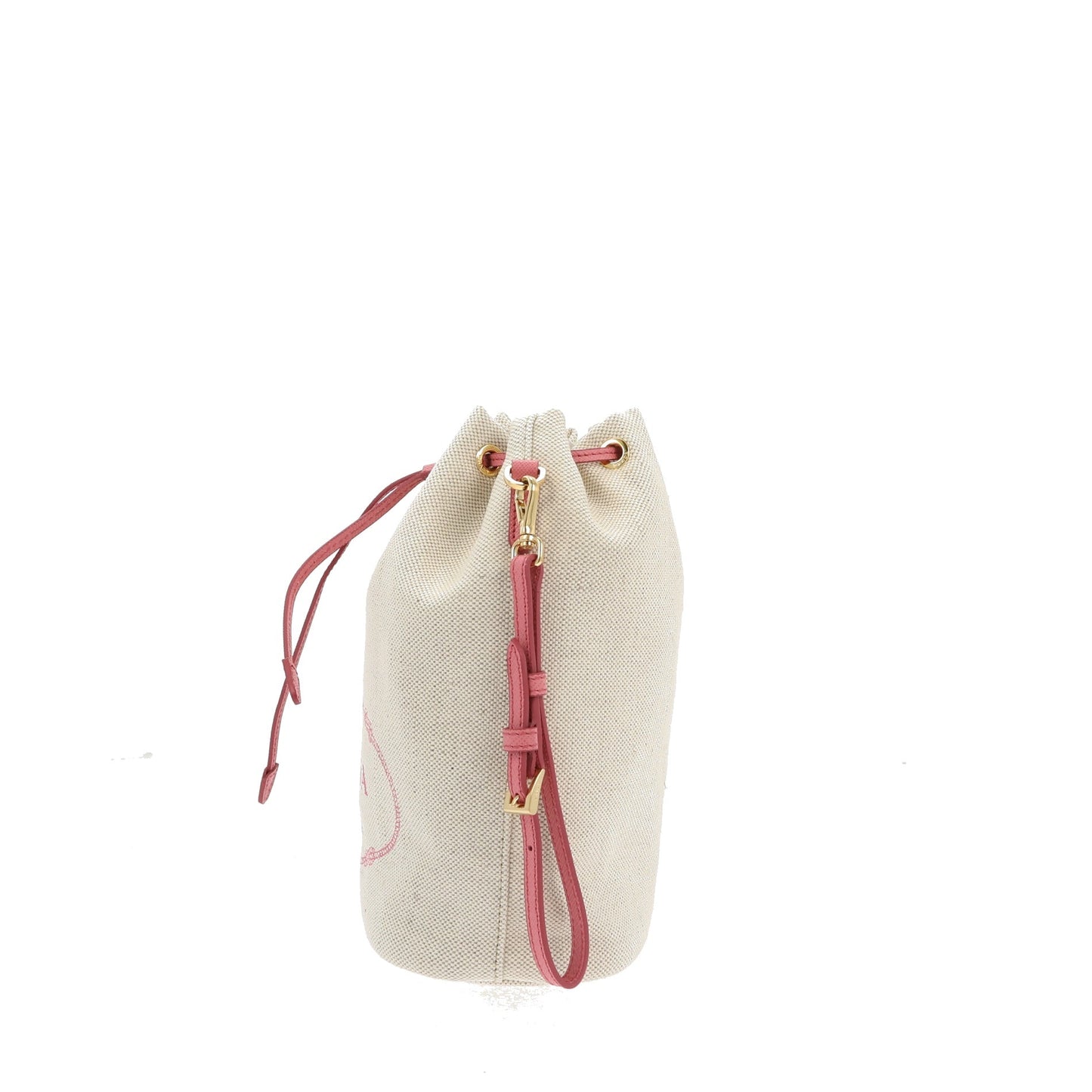 Luxury PradaHandbag in Beige Fabric