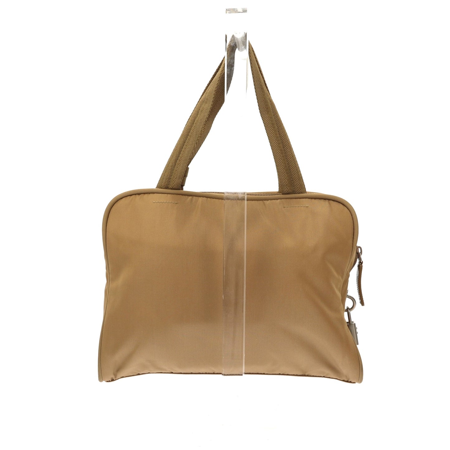 Luxury PradaHandbag in Brown Fabric
