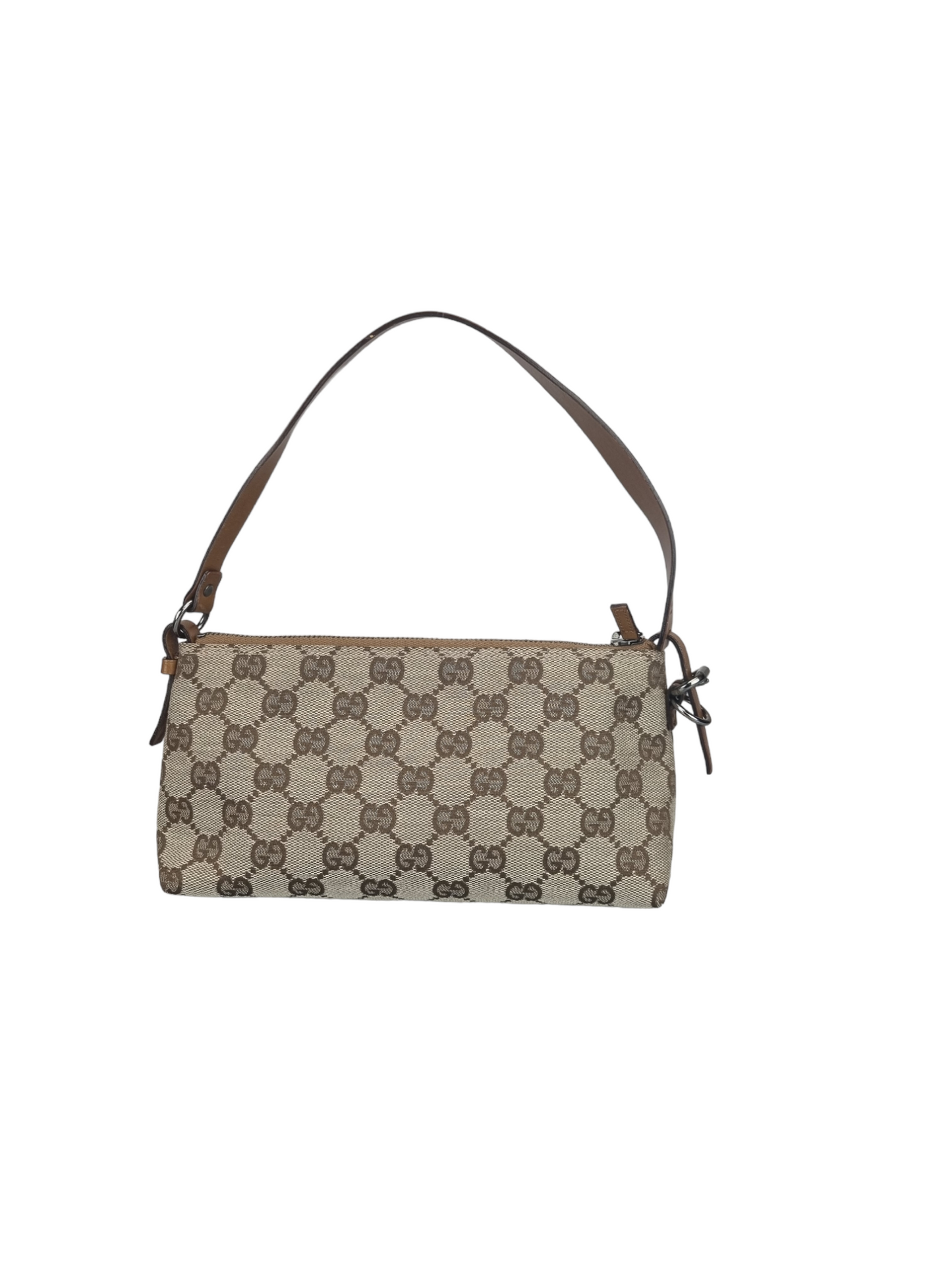 Luxury Gucci GG Beige/brown Canvas Pochette