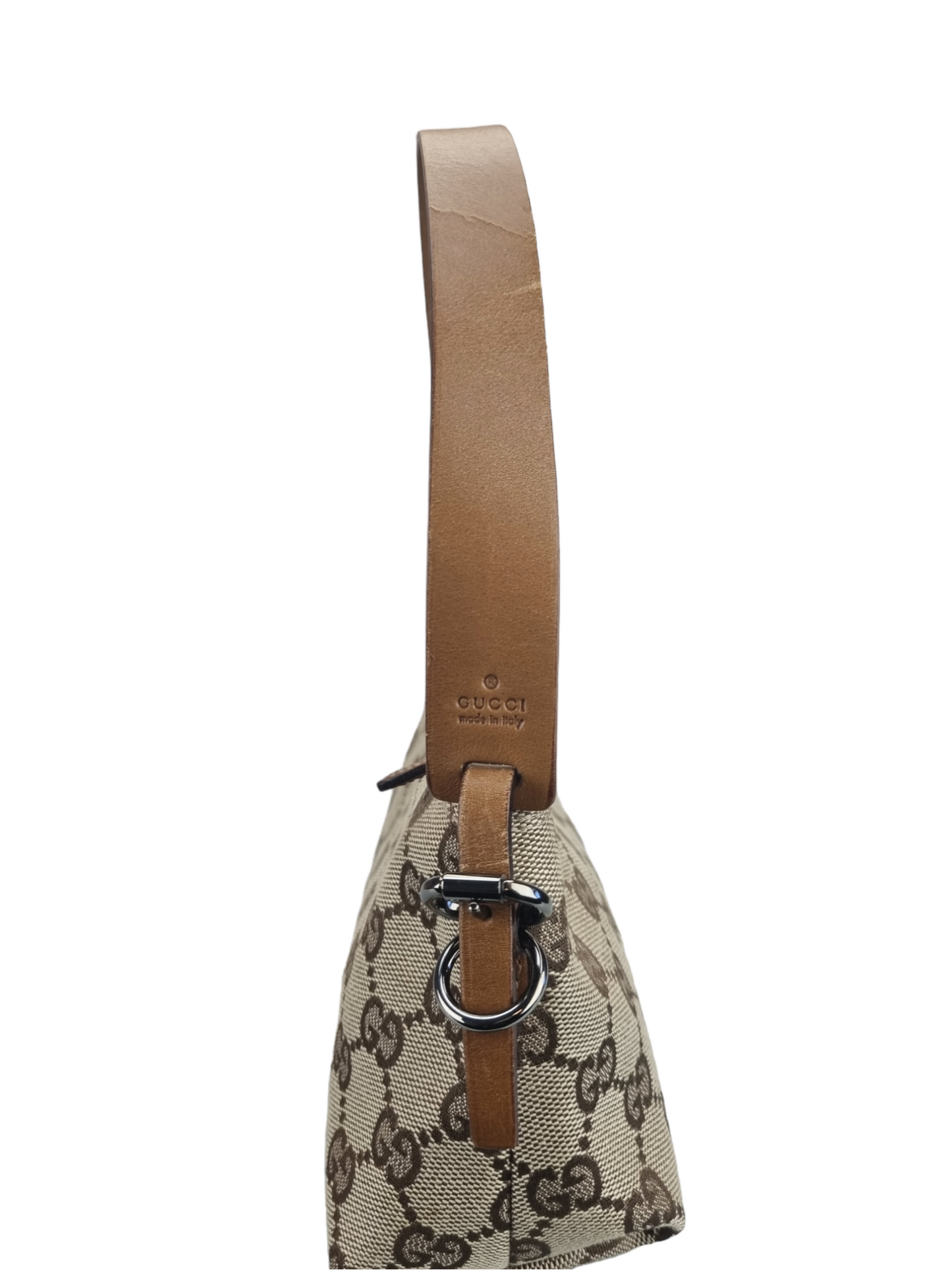 Luxury Gucci GG Beige/brown Canvas Pochette