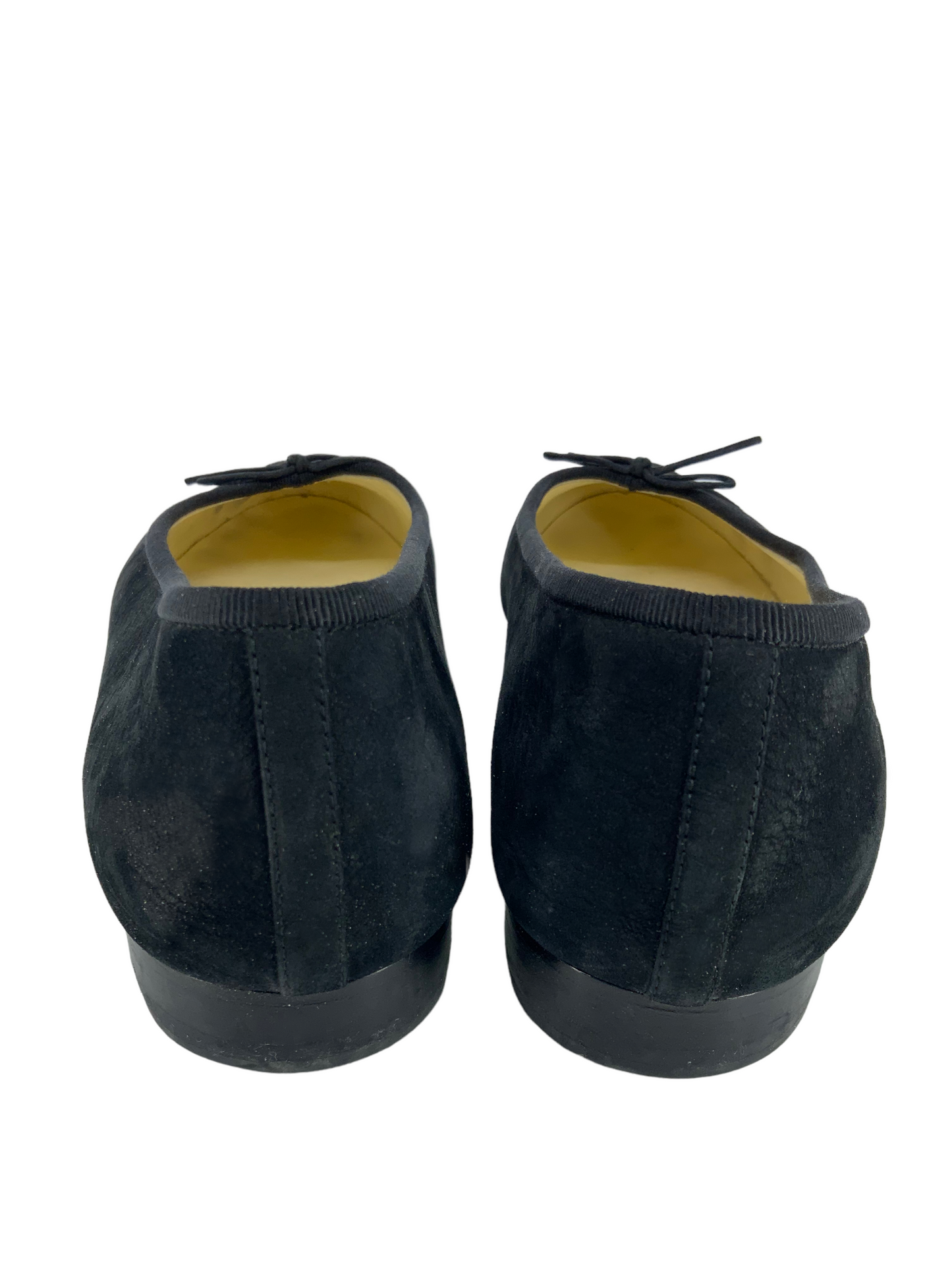 Chanel CC Cap Toe Suede Ballet Flats Size 11