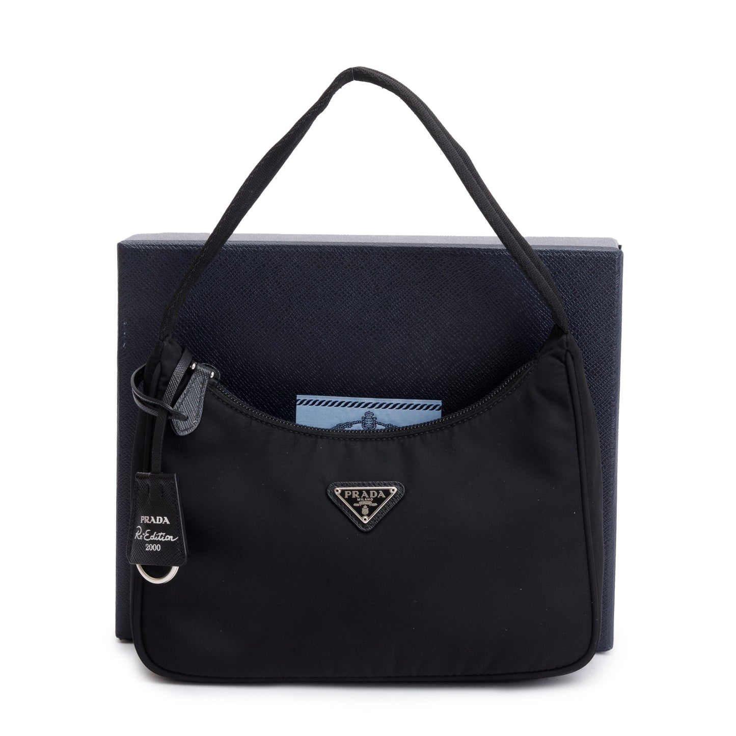 Prada 2021 Black Re-Edition 2000 Re-Nylon Mini Bag