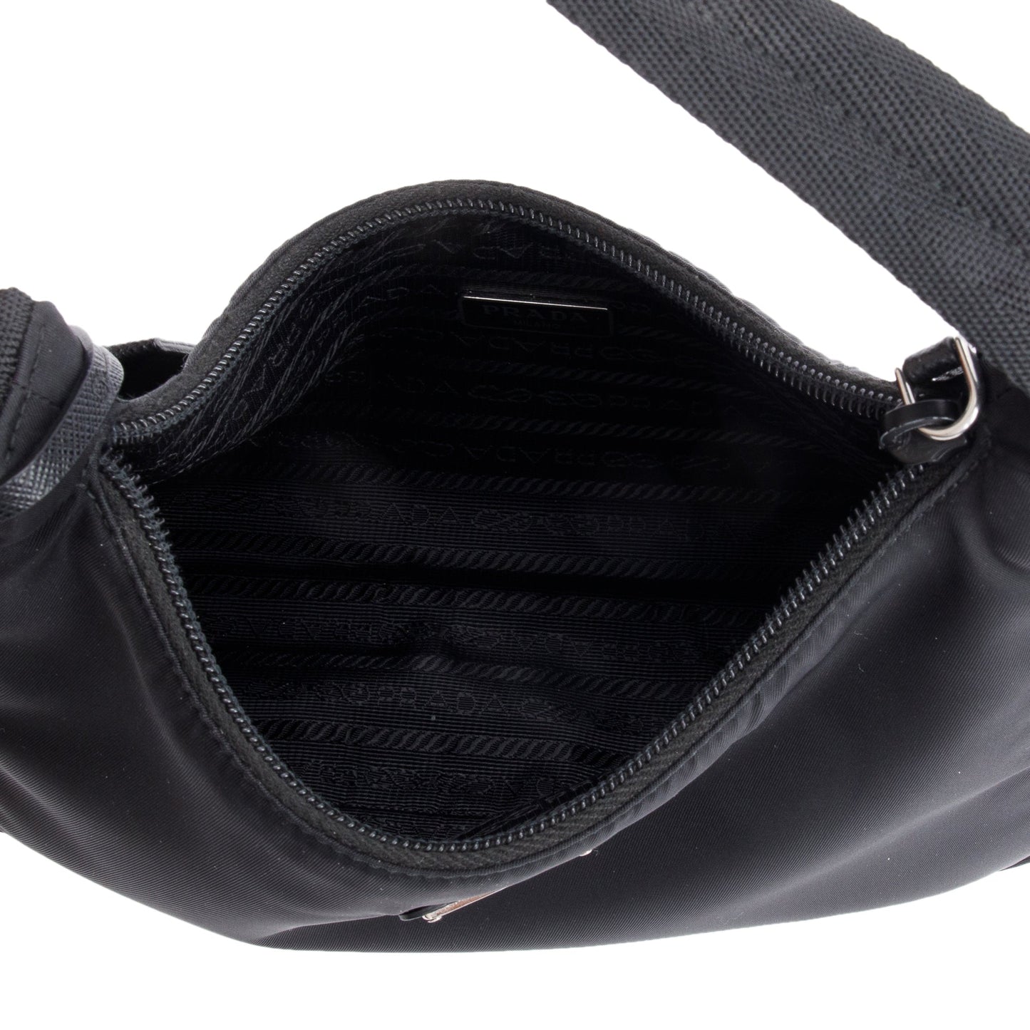 Prada 2021 Black Re-Edition 2000 Re-Nylon Mini Bag
