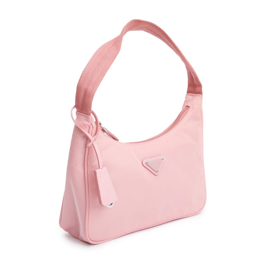 Prada 2021 Pink Re-Edition 2000 Re-Nylon Mini Bag